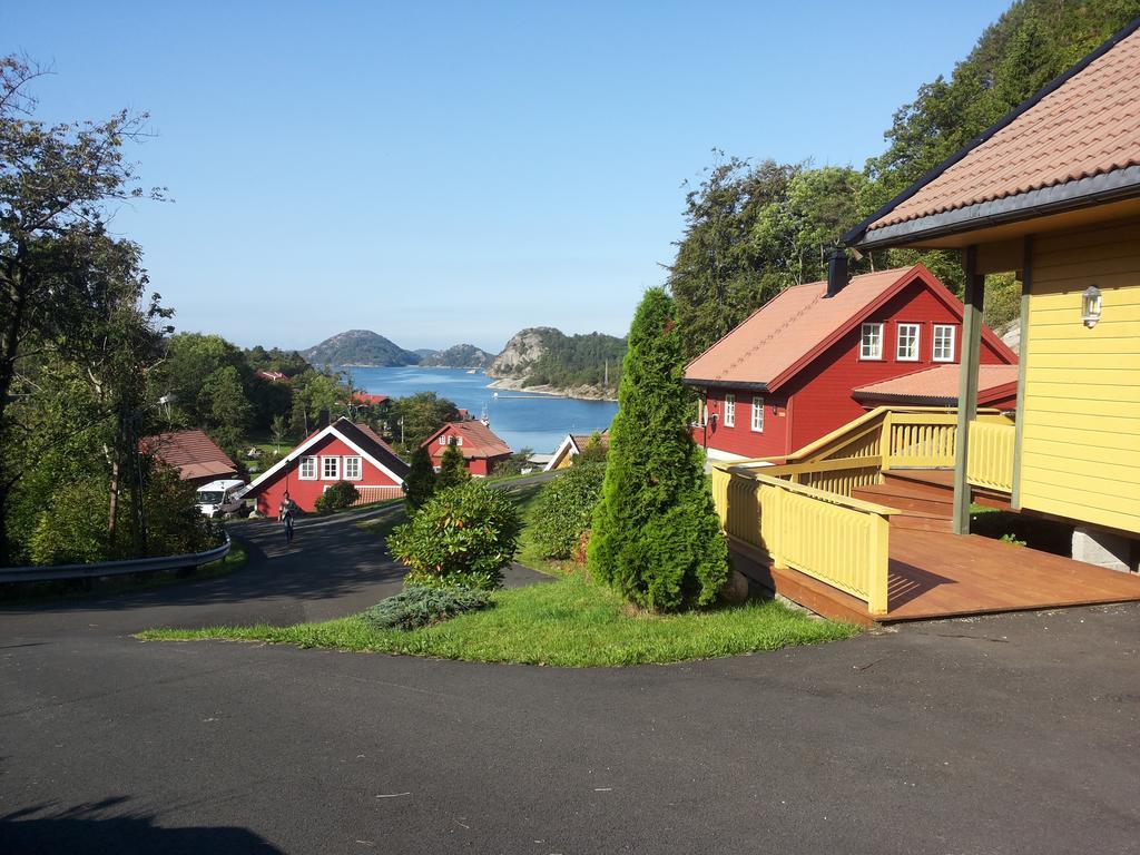 Bjornevag Ferie Hotell Farsund Rum bild