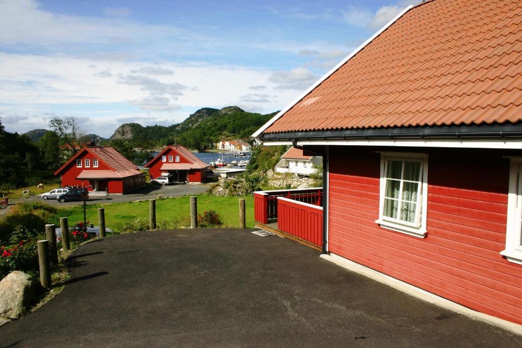 Bjornevag Ferie Hotell Farsund Exteriör bild